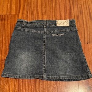 Rocawear Women's Dark Denim Mini Skirt
